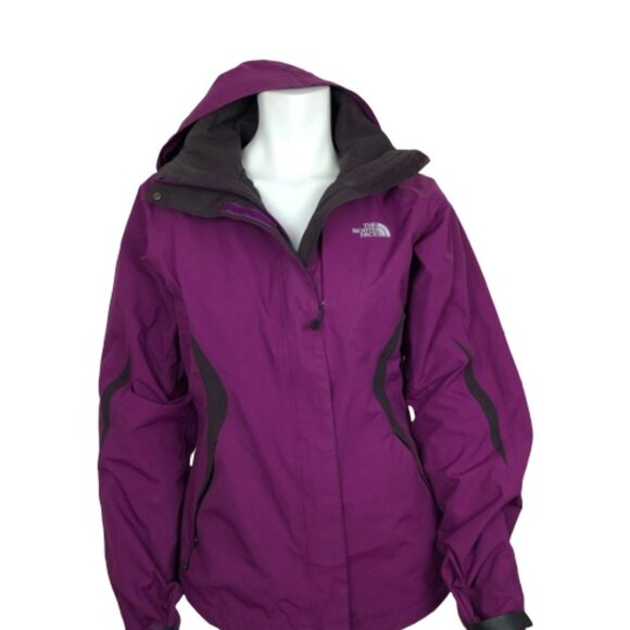 THE NORTH FACE Women’s Jacket Purple & Black Sz Sm - Picture 1 of 8